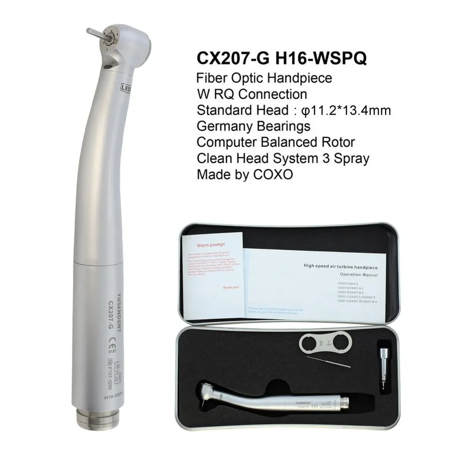 Стоматологический наконечник COXO Dental Handpiece Fiber Optic High Speed Turbin