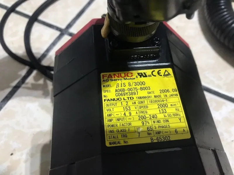 Серводвигатель Fanuc A06B-0075-B003 AC Servo Motor — фото лота 4
