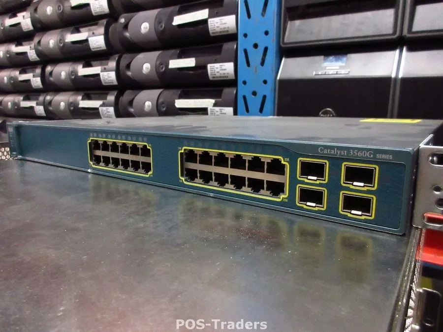Коммутатор Cisco Catalyst 3560 Series 24 Port Gigabit Switch WS-C3560G-24TS-S