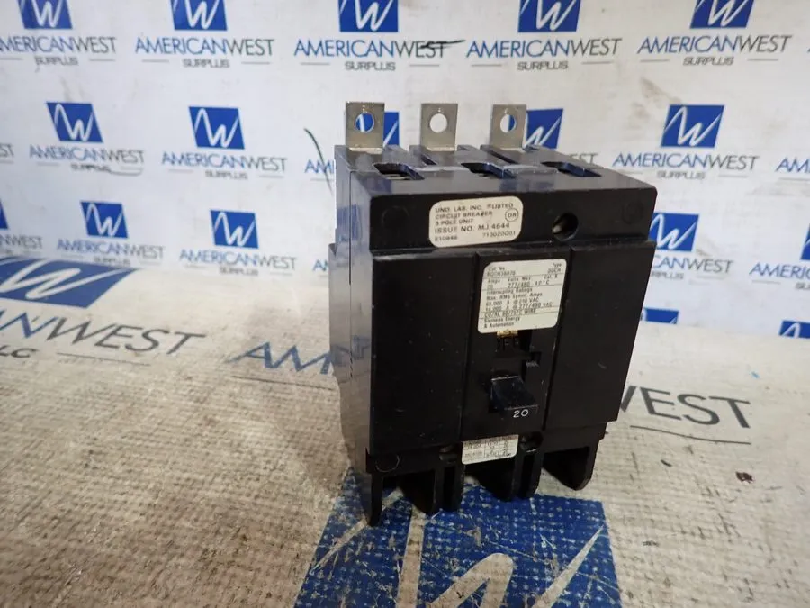 Автоматический выключатель Siemens BQCH3B020 20 Amp 3 Pole 277/480V Bolt On Circ