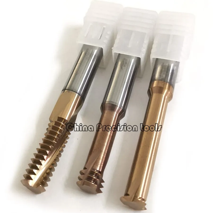 Оборудование ЧПУ CNC Carbide Thread Milling Cutter M1M2 End Mill Cutters M3M4M5M — фото лота 2