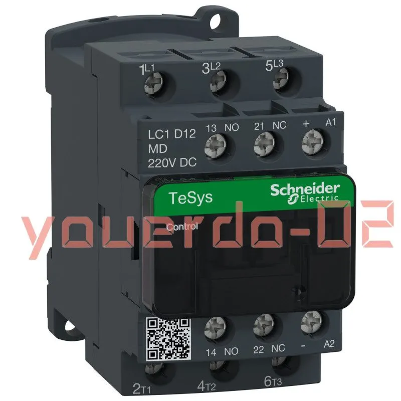 Контактор Schneider Electric LC1D12MD TeSys D Power Contactor 12A 220V DC