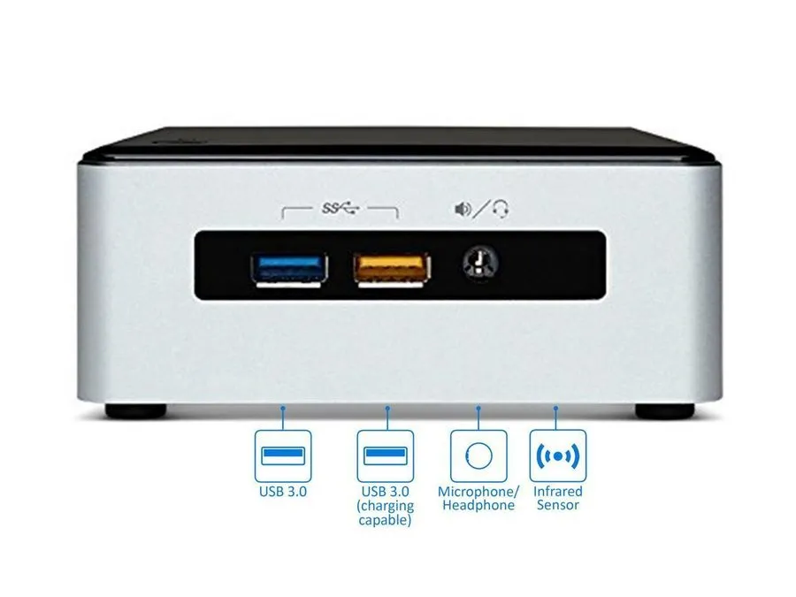 SSD-накопитель Intel NUC Core i3 2.0GHz 2TB PCIe SSD 16GB RAM NUC5i3RYH Win10 Mi — фото лота 2
