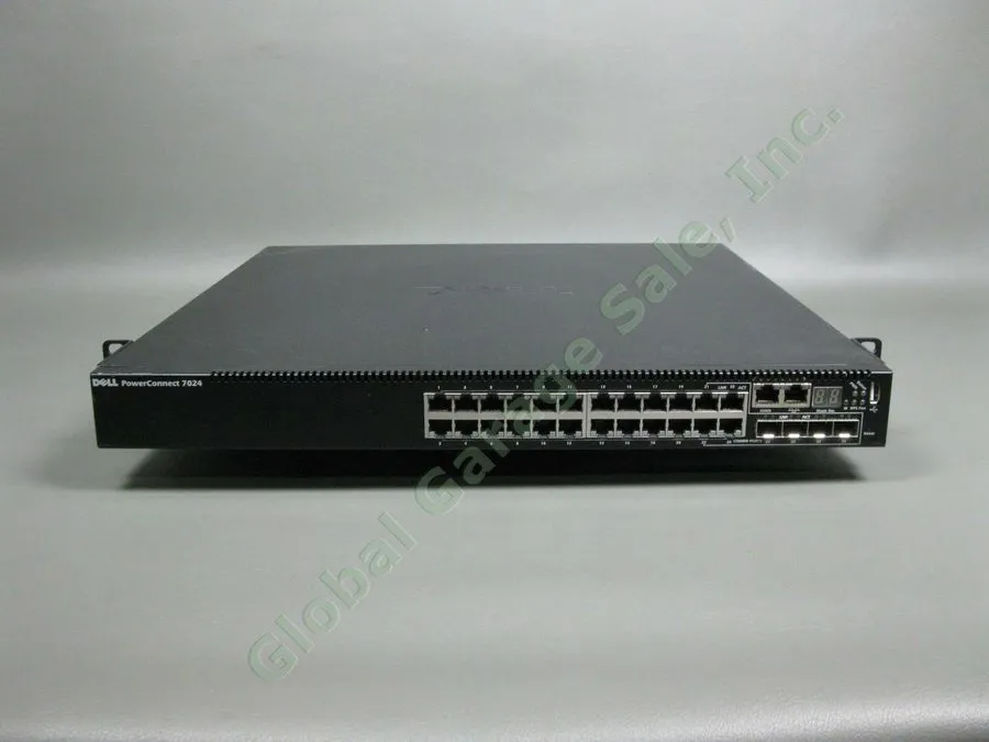 Коммутатор Dell PowerConnect 7024 24-Port Gigabit Network Switch