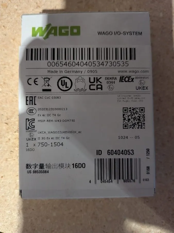 Модуль ввода-вывода WAGO 750-1504 Digital Output Module