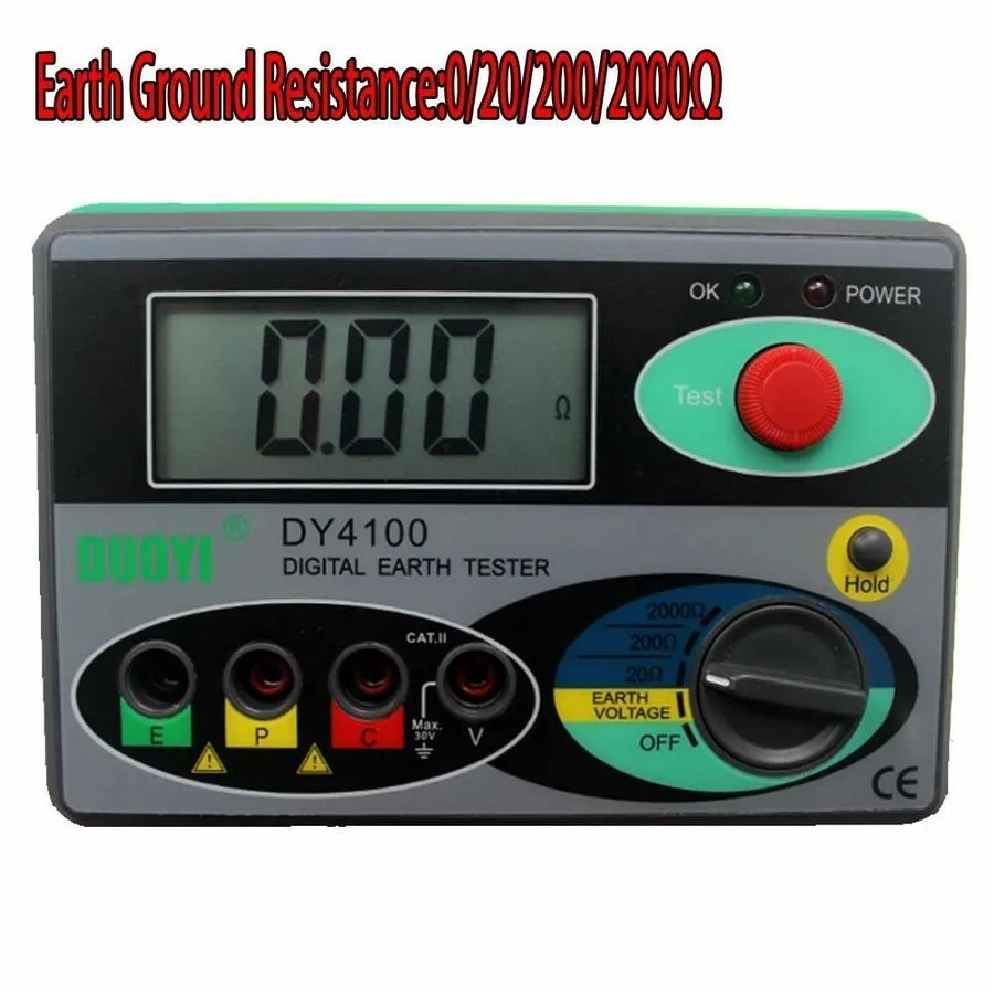 Тестер Higher Accuracy Resistance Tester Megger Meter 0-2000Ω Insulation Tester
