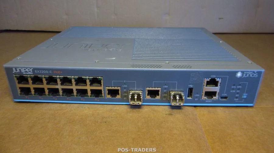 Коммутатор Juniper EX2200-C-12P-2G 12-Port PoE+ Compact Managed Switch