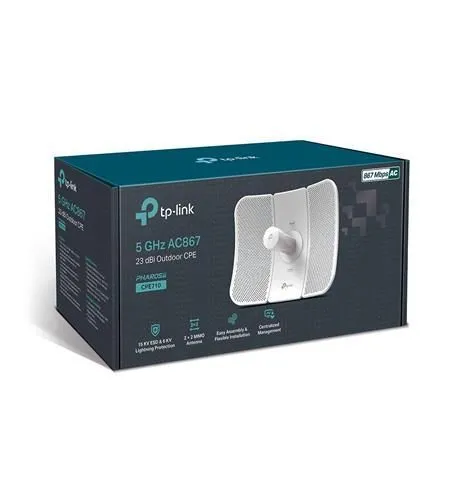Операторское оборудование TP-Link CPE710 Outdoor CPE 5GHz 867Mbps 23dBi Long Ran — фото лота 2