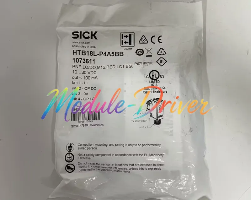 Фотоэлектрический датчик Sick HTB18L-P4A5BB 1073611 Photoelectric Sensor
