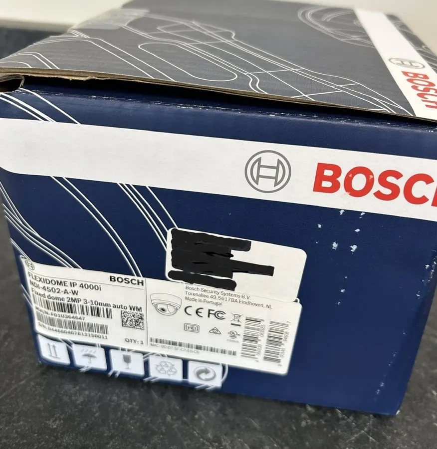 Камера Bosch FLEXIDOME IP 4000i NDI-4502-A-W 2MP 3-9mm IP Dome Security Camera — фото лота 1