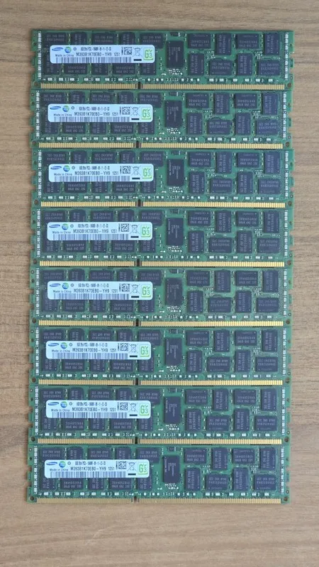 Процессор 64GB (8x8GB) Samsung DDR3 ECC Registered RAM PC3L-10600R Dell R620 Ser