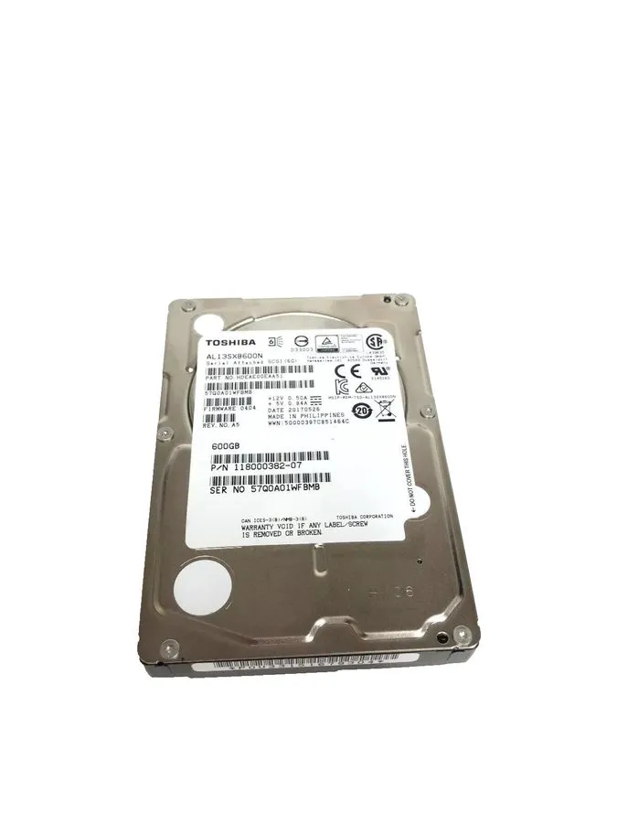 Жёсткий диск EMCToshiba 600GB 15K 2.5" SAS 6Gb/s Enterprise HDD HDEAE00EAA51 118