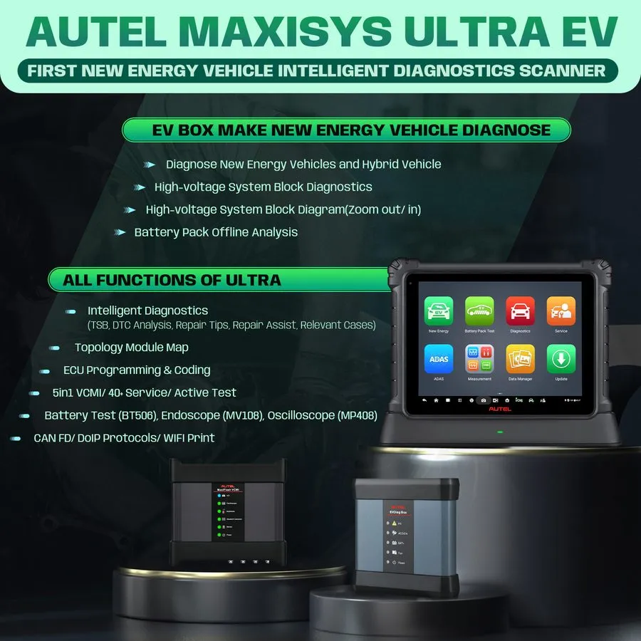 Диагностический сканер 2026 Autel MaxiSys Elite II PRO As MS919 Diagnostic Scan