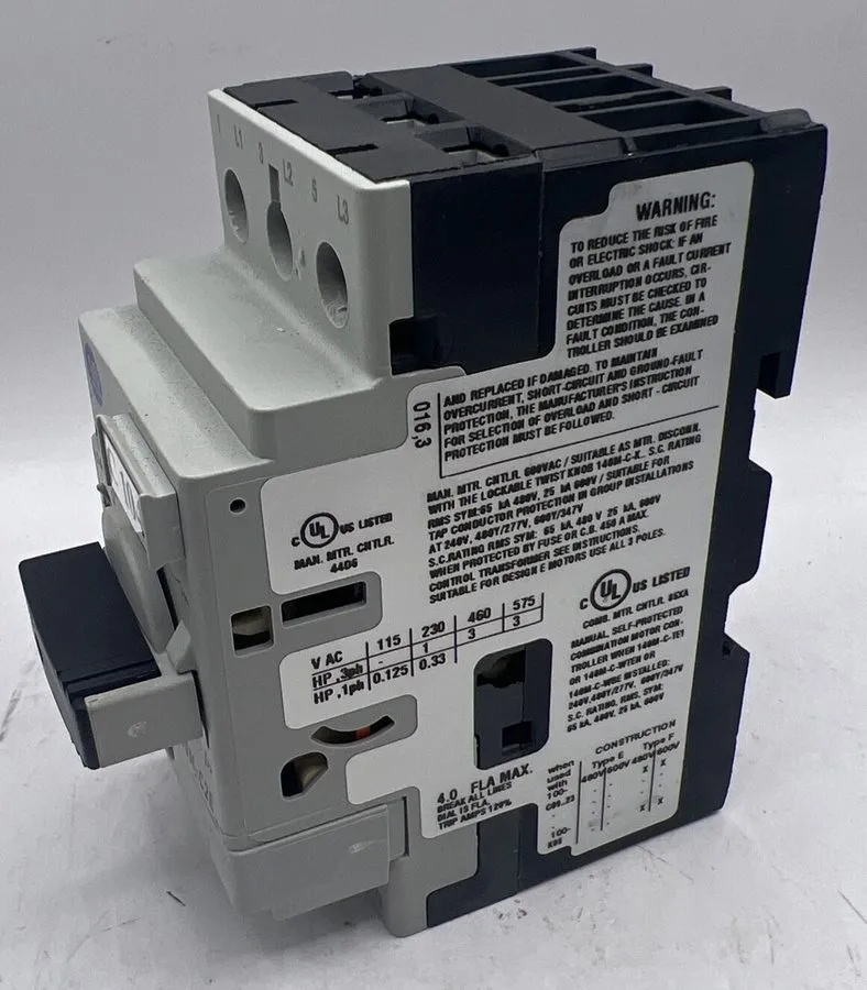 Автоматический выключатель Allen Bradley 140M-C2E-B40 Motor Protection Circuit B