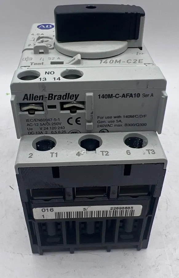 Автоматический выключатель Allen Bradley 140M-C2E-B40 Motor Protection Circuit B — фото лота 4