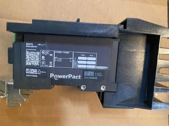 Автоматический выключатель Square D PowerPact BGA34070Y 70A 480V 3P Circuit Brea