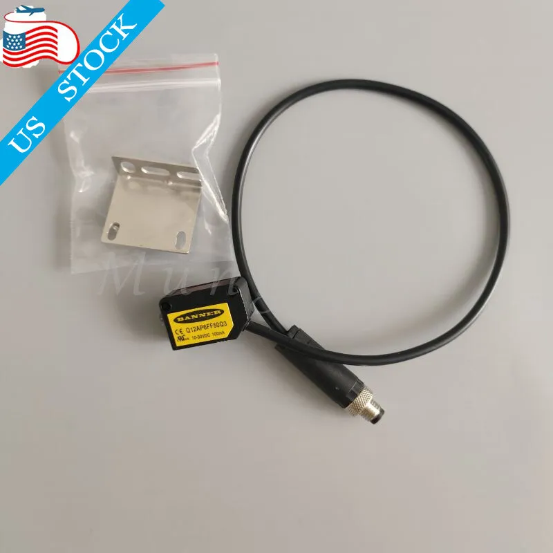 Фотоэлектрический датчик Banner Q12AP6FF50Q3 Photoelectric Sensor 76163 PNP M8 3