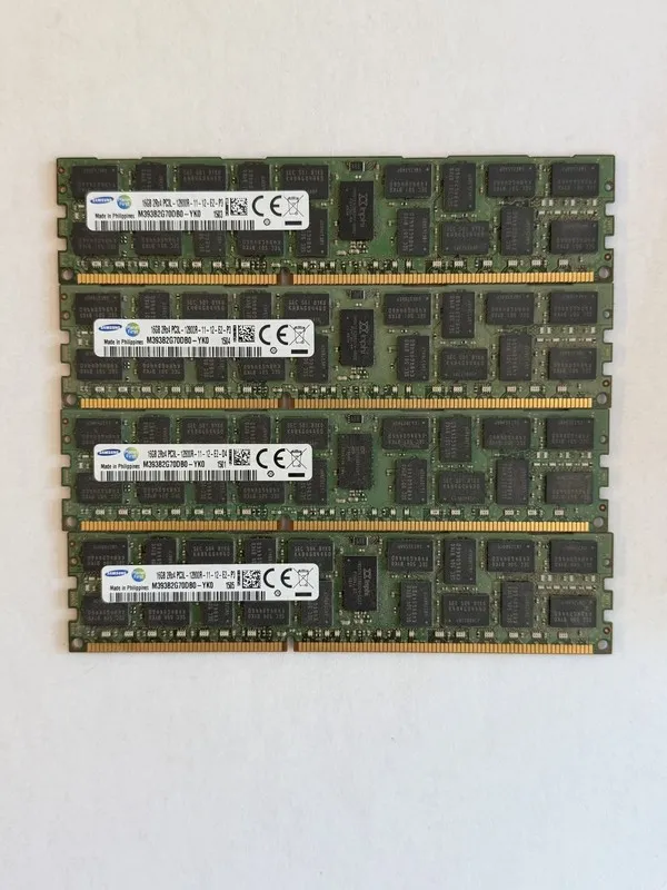Модуль памяти Samsung 16GB 2Rx4 PC3L-12800R M393B2G70DB0-YK0 DDR3 1600MHz Reg EC