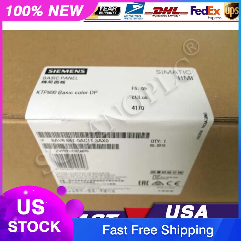 Панель оператора Siemens 6AV6647-0AC11-3AX0 SIMATIC HMI KTP600 6" Panel 6AV6 647