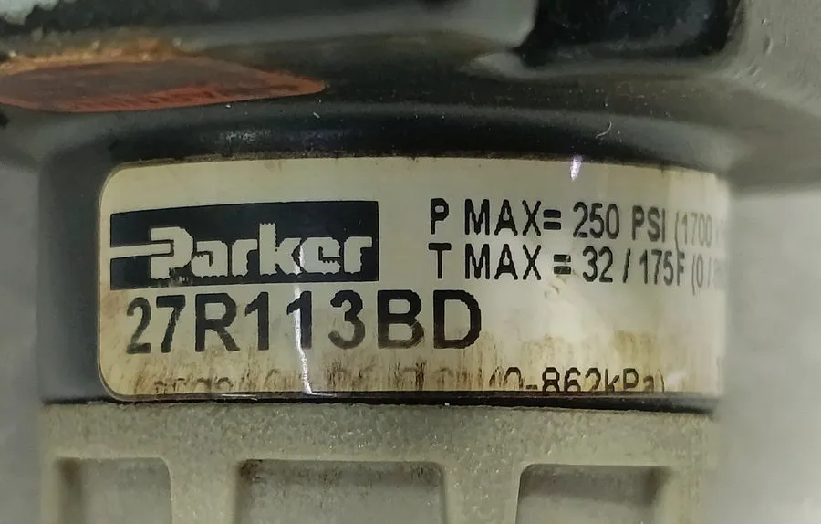Трубопроводная арматура Parker Air Pressure Regulator 1/4 NPT 250 PSI Prep-Air I — фото лота 1