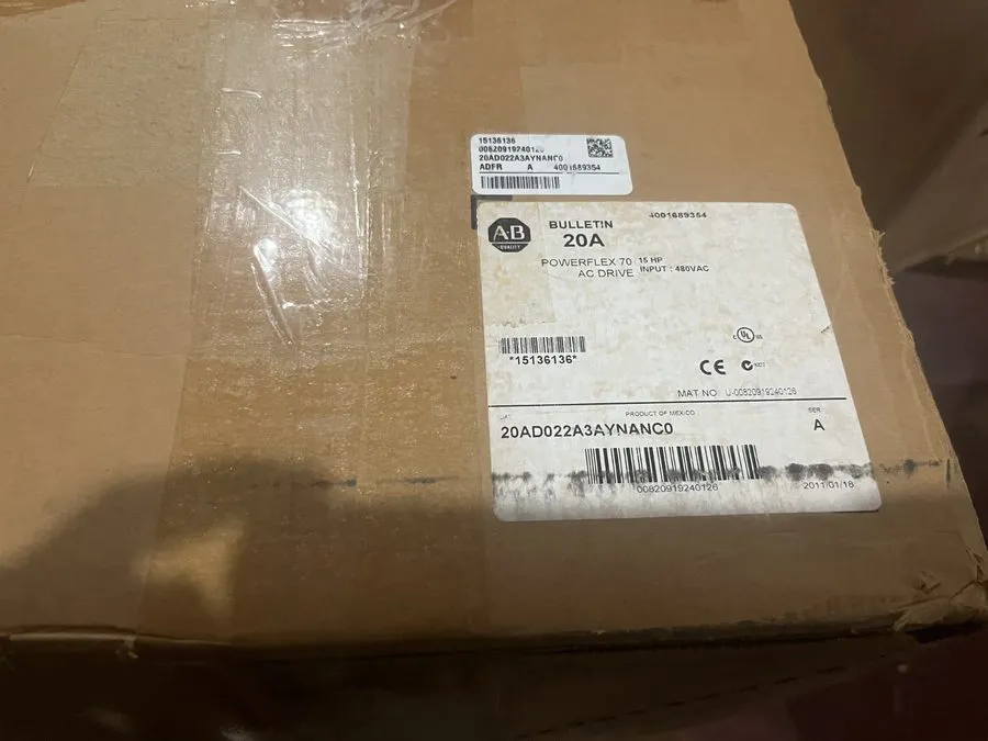 Частотный преобразователь Allen-Bradley 20AD022A3AYNANCO PowerFlex 70 15HP AC Dr