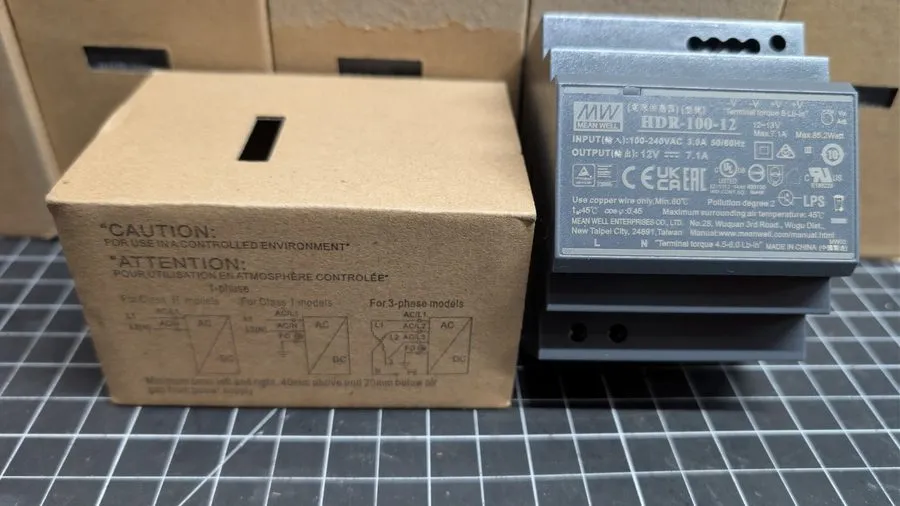 Блок питания Mean Well HDR-100-12 U-Slim Step Shape Power Supply 100W 12V DIN Ra