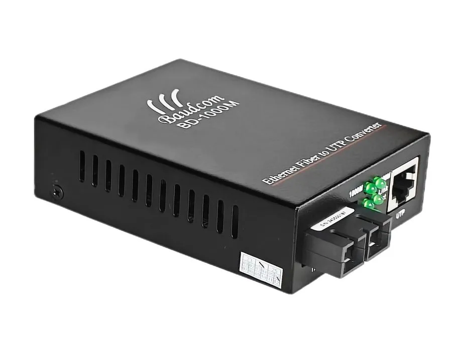 Медиаконвертер Gigabit Ethernet Fiber Media Converter 1000BaseLX SFP 1.25Gb/s 13