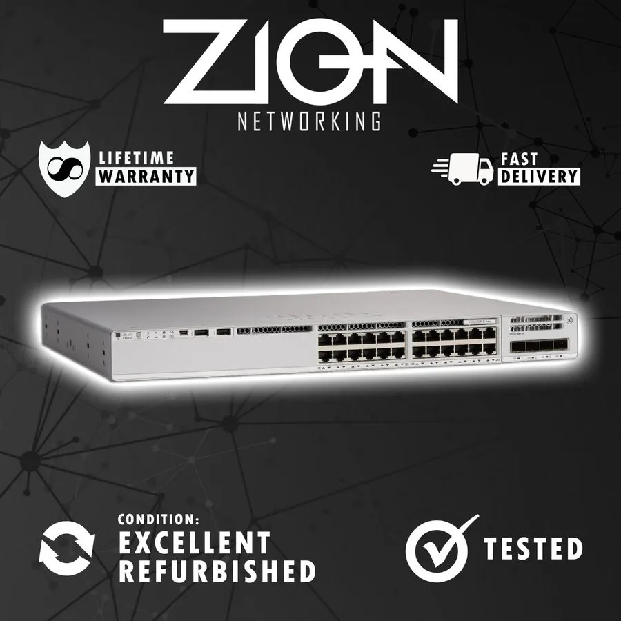 Коммутатор C9200L-24P-4G-A Cisco 9200L 24-port PoE+ 370W, 4 x 1G, Network Advant