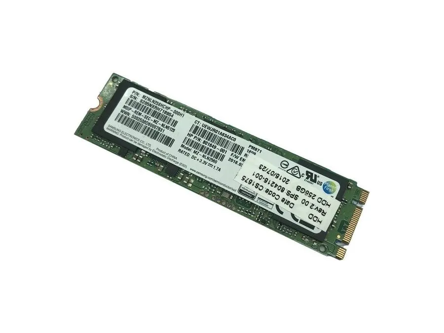 SSD-накопитель SAMSUNG PM871 M.2 MZ-NLN2560 256GB SSD MZNLN256HCHP-000H1 60 DAY