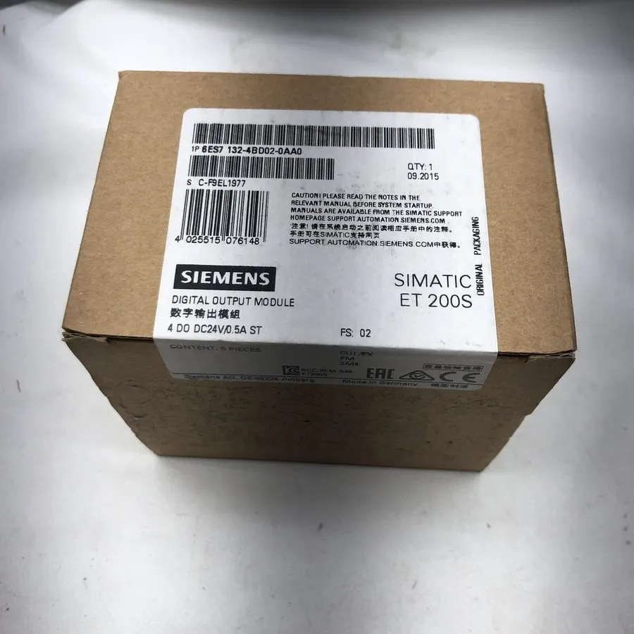 Модуль ввода-вывода 6ES7132-4BD02-0AA0 Siemens ET 200S Digital Output 24 V DC / 