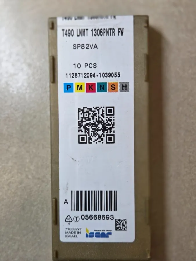 Режущий инструмент T490 LNMT 1306PNTR CS IC810 ISCAR INSERT Authentic — фото лота 1