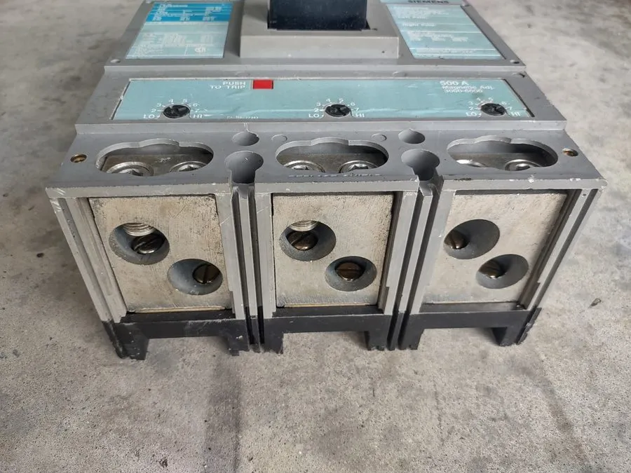 Автоматический выключатель SIEMENS LXD63B500 SENTRON CIRCUIT BREAKER 500 A 3P 60 — фото лота 2