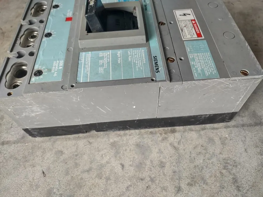 Автоматический выключатель SIEMENS LXD63B500 SENTRON CIRCUIT BREAKER 500 A 3P 60 — фото лота 3