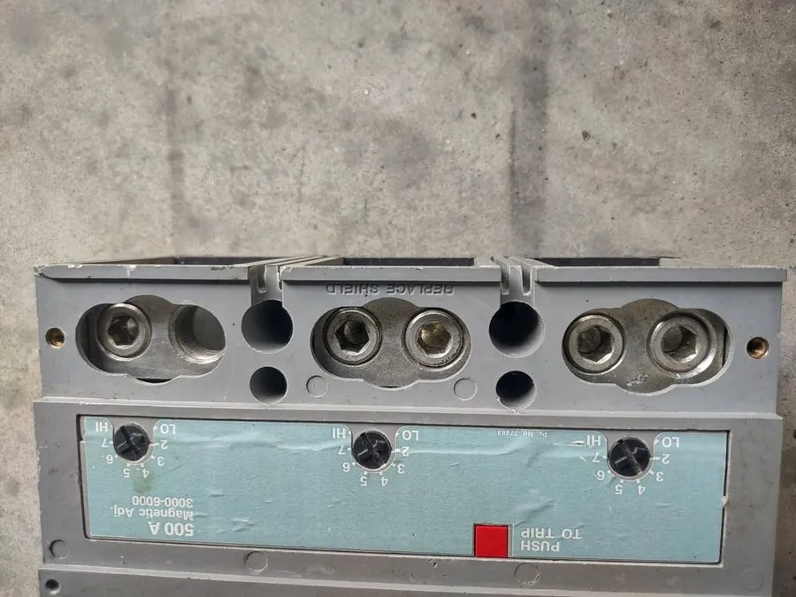 Автоматический выключатель SIEMENS LXD63B500 SENTRON CIRCUIT BREAKER 500 A 3P 60 — фото лота 4