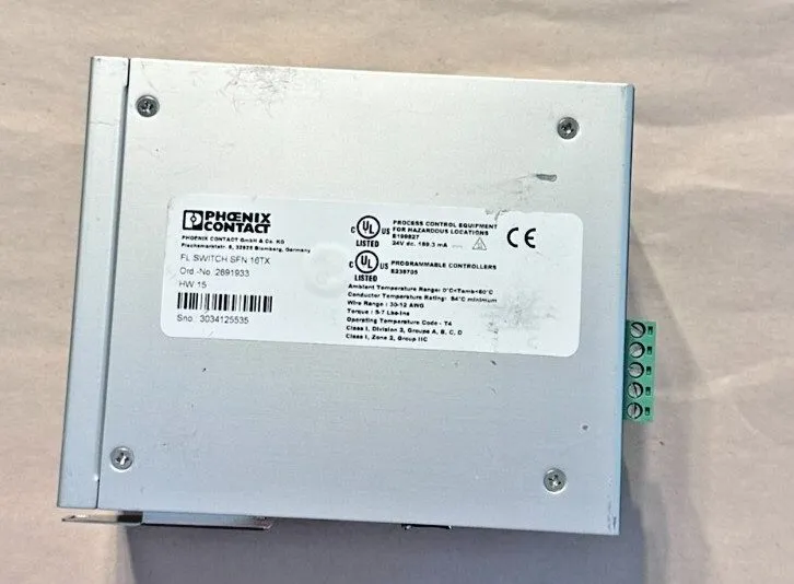 Коммутатор Phoenix Contact Industrial Ethernet Switch 2891933 FL SWITCH SFN 16TX — фото лота 1