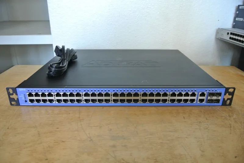 Коммутатор ADTRAN 1238P 2nd Gen 1702599G1 48 PORT FE POE L2/L3 SWITCH 2x1GB 4xSF