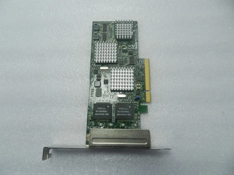 Кабель Supermicro AOC-SG-I4 4-Port Gigabit Ethernet PCIe Low-Profile Adapter Car