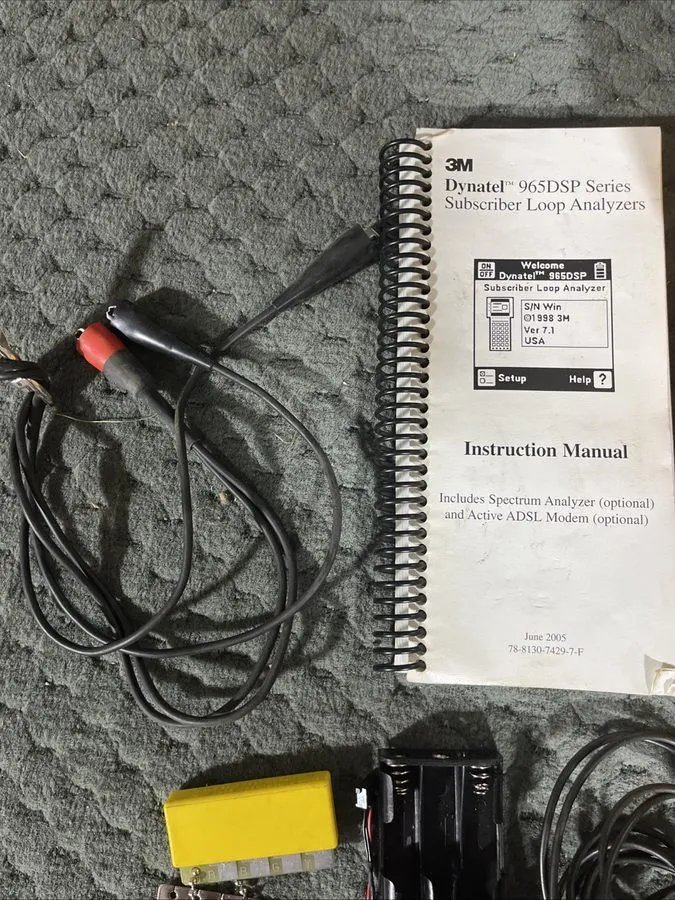 Трассоискатель 3M Dynatel 965DSP Subscriber Loop Analyzer — фото лота 2