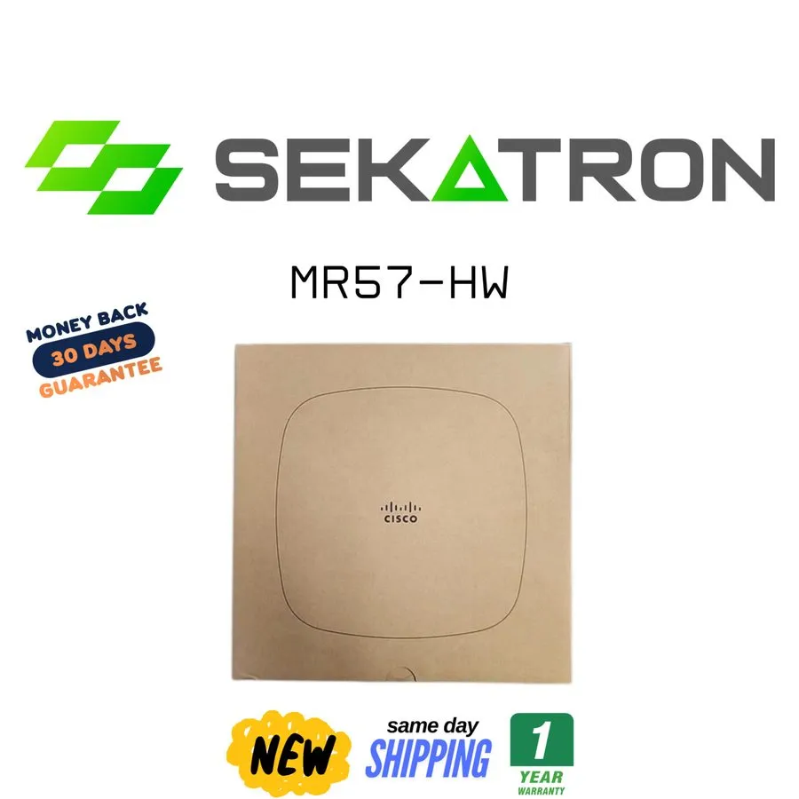 Точка доступа Wi-Fi Cisco Meraki MR57-HW 802.11aX DC/PoE Wireless Access Point