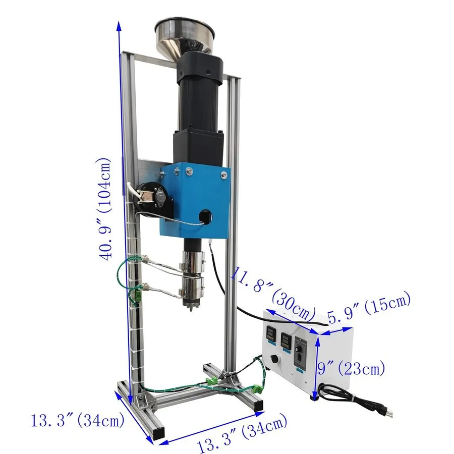 Оборудование ЧПУ 0.1-2kg/h Plastic Desktop Injection Molding Machine Single Scre