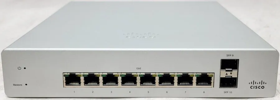 Коммутатор Cisco Meraki MS220-8P Cloud Managed Switch 8-Port Gigabit PoE 8x 1GbE