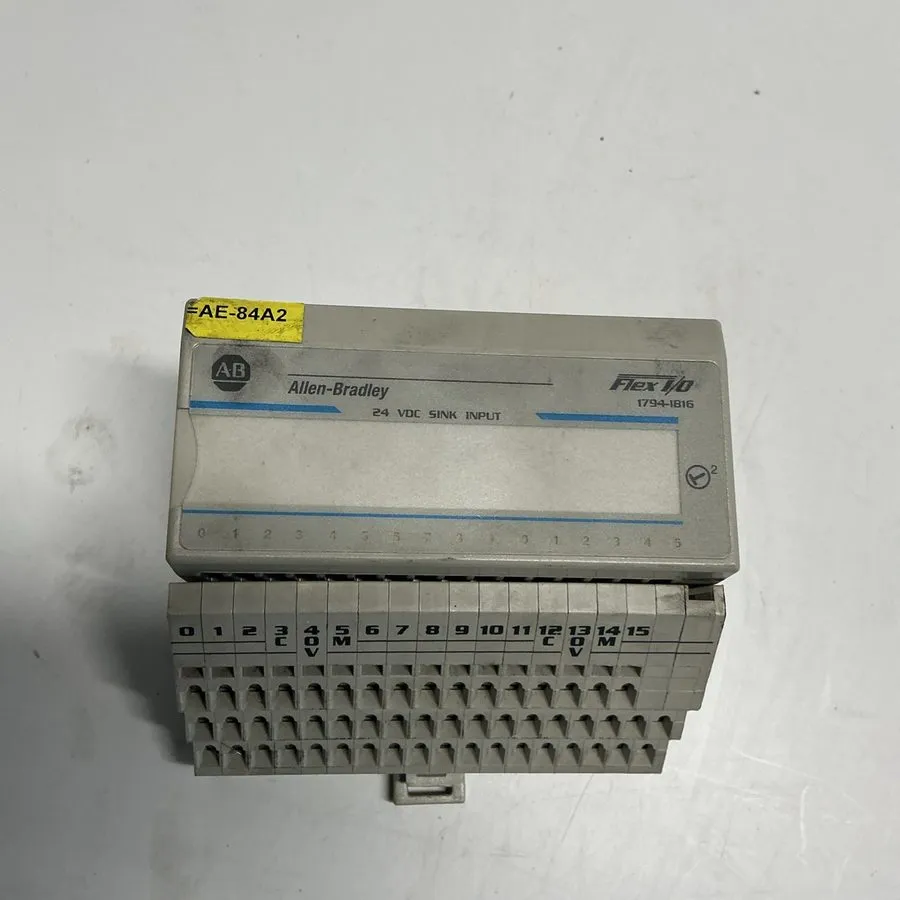 Модуль ввода-вывода Allen-Bradley Flex I/O 1794-IB16 24VDC SINK INPUT — фото лота 1