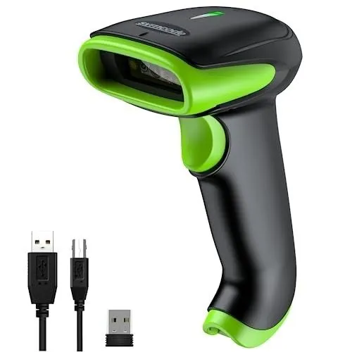 Сканер штрих-кода Wireless Barcode Scanner 2D 1D QR Bluetooth USB 2.4G Handheld 