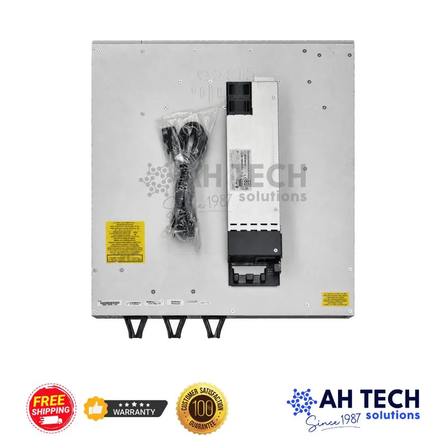 Коммутатор Cisco C9300-48UXM-E Catalyst 9300 48-port 2.5G (12 10G/mGig) Network  — фото лота 1