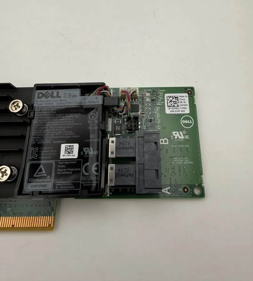 Сервер Dell PERC H740P SAS RAID 8GB Cache 12Gb/s PCI-e PowerEdge 0DPNHJ 3JH35 1M — фото лота 1