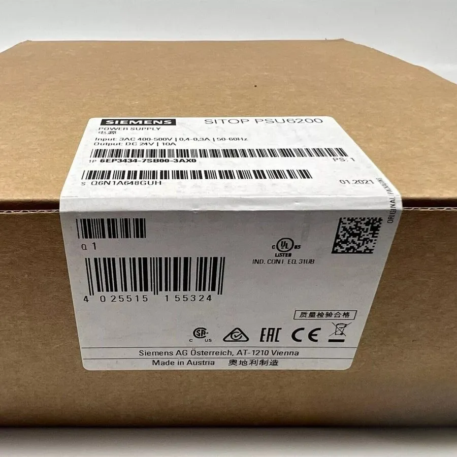 Блок питания Siemens 6EP3434-7SB00-3AX0 SITOP PSU6200 Power Supply