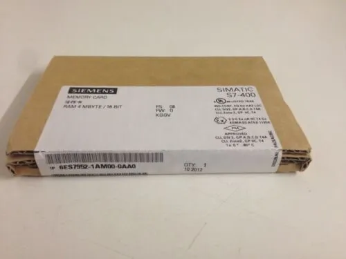 ПЛК Siemens 6ES7952-1AM00-0AA0 SIMATIC S7 MC952 Memory Card