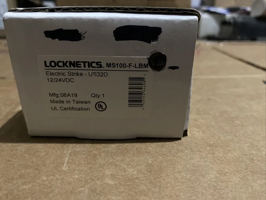 Оборудование видеонаблюдения Locknetics Ms-100-F-LBM Electric Strike 32D — фото лота 1