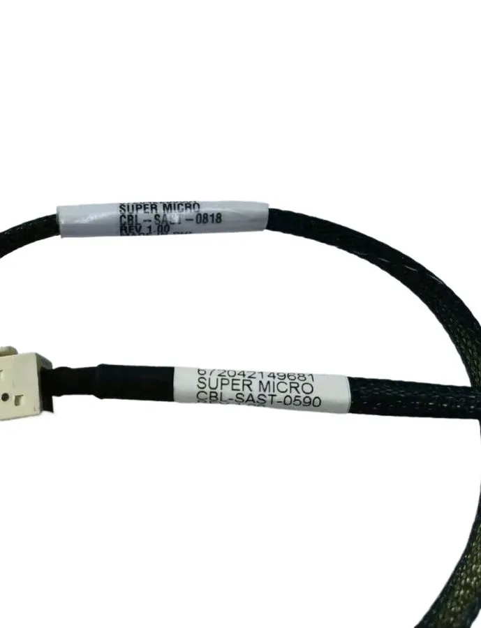 Кабель Supermicro CBL-SAST-0590 MiniSAS HD to MiniSAS HD SFF-8643 PCIe NVMe 70cm