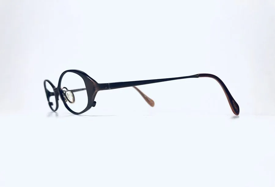 Климатическое оборудование Oliver Peoples Brown Tortoise Oval Metal Glasses Ital